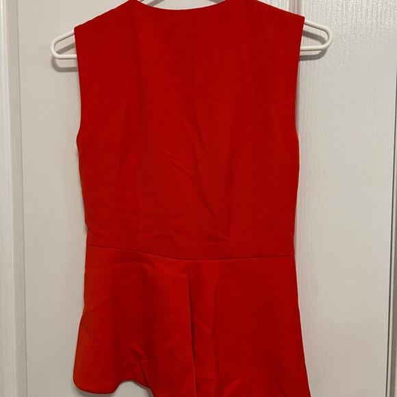 BCBG Zip Up Peplum Top - Picture 2 of 5